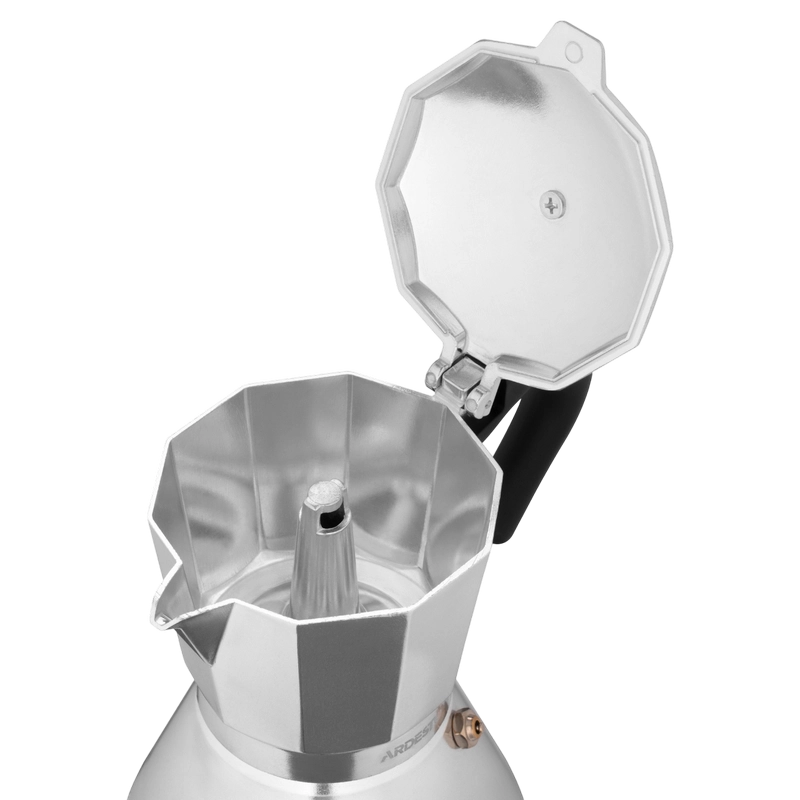 Гейзерная кофеварка Ardesto AR0806AI Gemini Piemonte Нержавеющая сталь