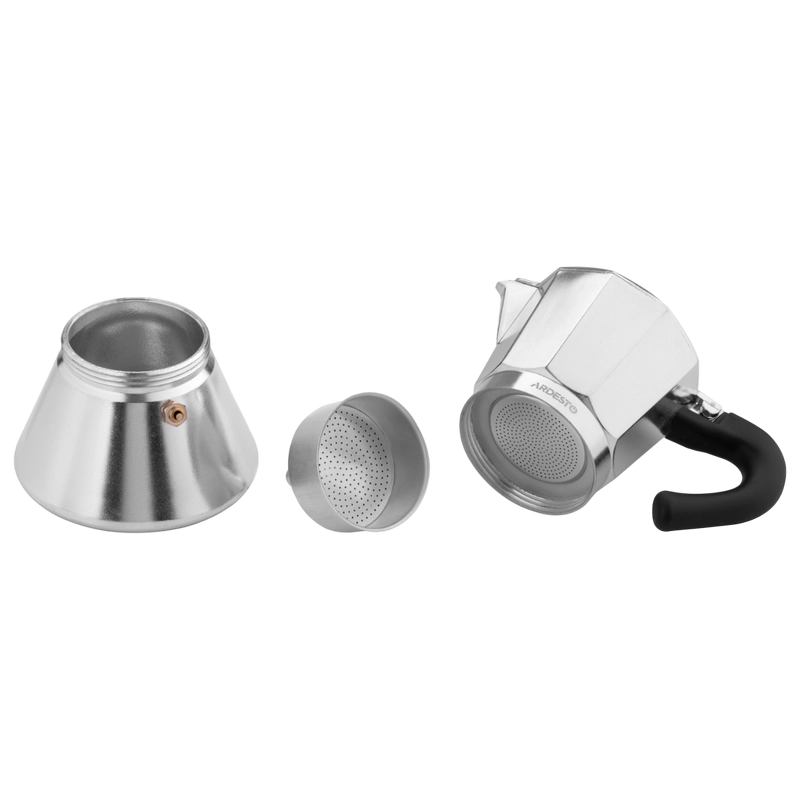 Гейзерная кофеварка Ardesto AR0806AI Gemini Piemonte Нержавеющая сталь