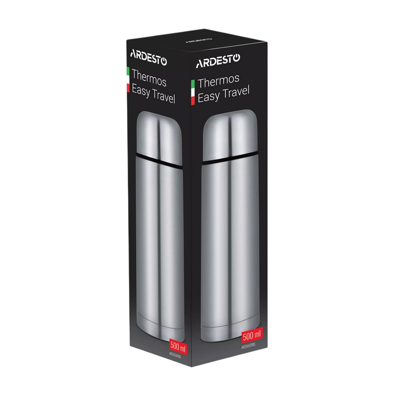 Термос Ardesto Easy Travel Серебристый
