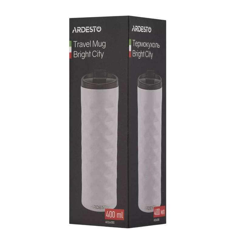 Термокружка Ardesto Bright City Бежевый