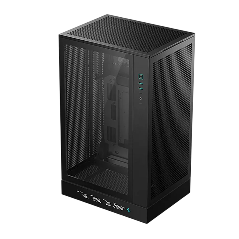 Carcasă PC Deepcool CH270 Digital Mini-Tower Negru
Fără PSU | ABS din plastic, sticlă călită