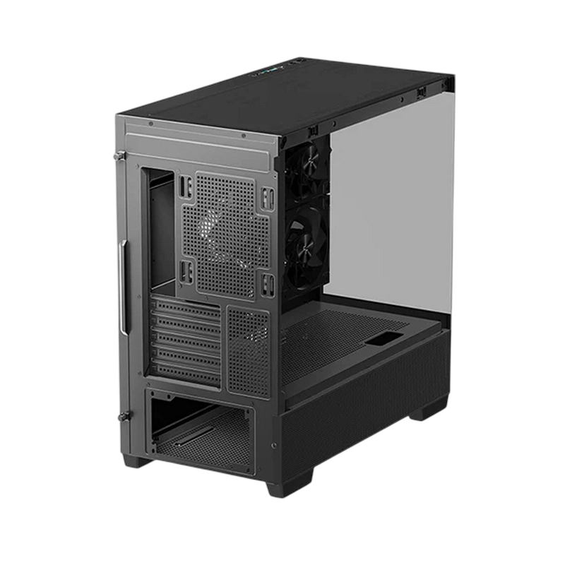 Carcasă PC Deepcool CG380 3F Mini-Tower Negru
Fără PSU | Oțel, plastic ABS, Sticlă călită