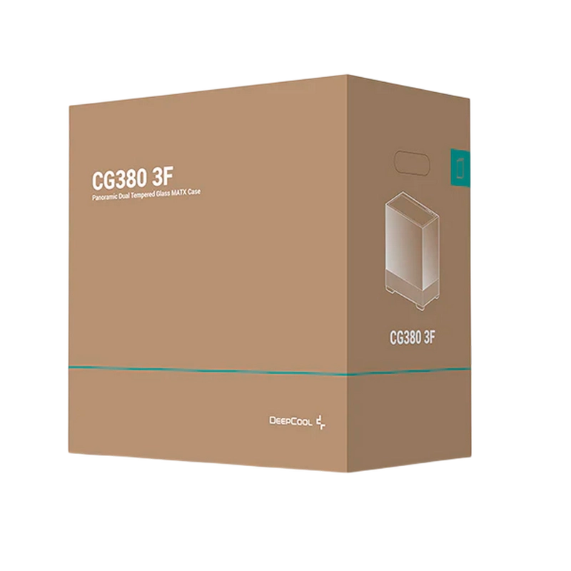 Carcasă PC Deepcool CG380 3F Mini-Tower Negru
Fără PSU | Oțel, plastic ABS, Sticlă călită