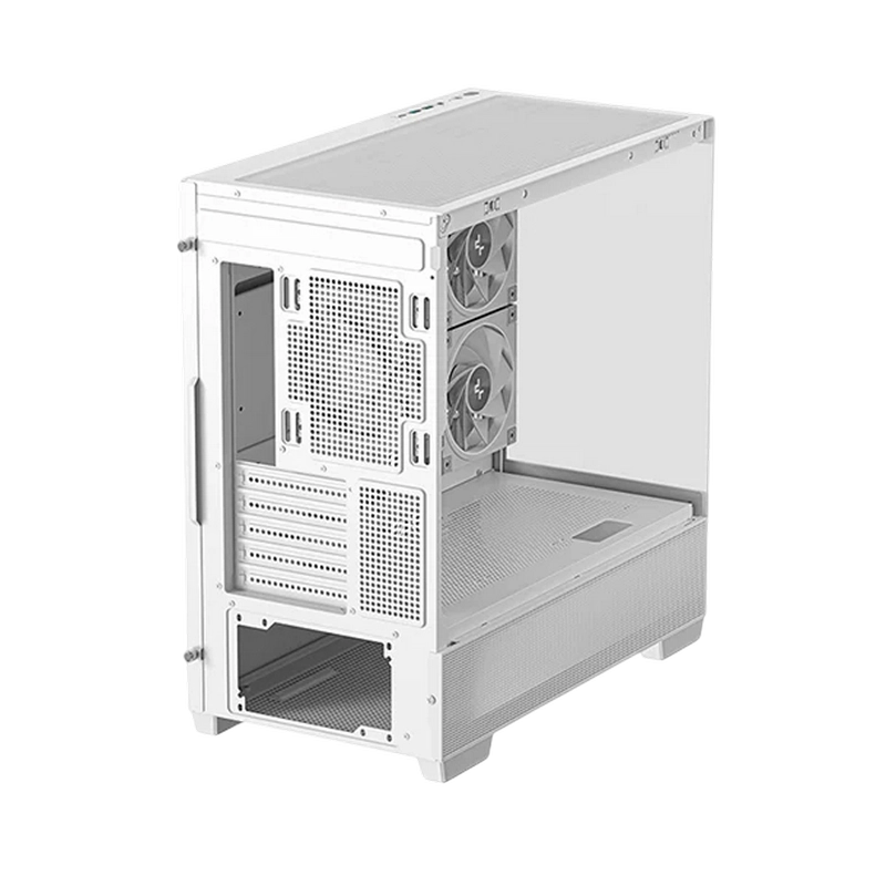 Carcasă PC Deepcool CG380 3F WH Mini-Tower Alb
Fără PSU | Oțel, plastic ABS, Sticlă călită