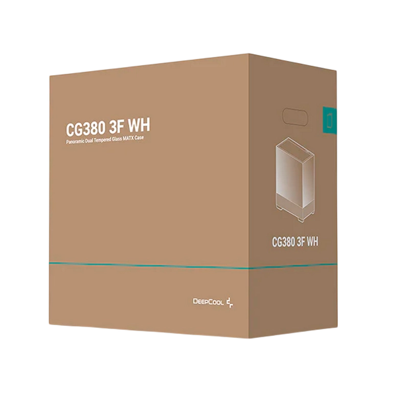 Carcasă PC Deepcool CG380 3F WH Mini-Tower Alb
Fără PSU | Oțel, plastic ABS, Sticlă călită
