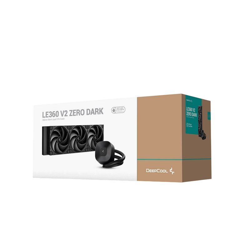 Кулер для процессора Deepcool LE360 V2 ZERO DARK 120 мм