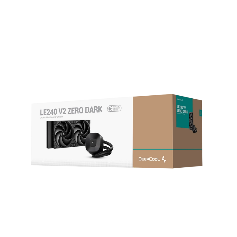 Кулер для процессора Deepcool LE240 V2 ZERO DARK 120 мм