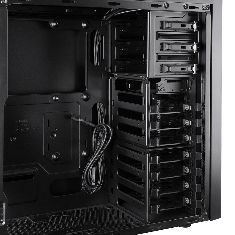 Carcasă PC Chieftec CW-01B-OP Midi-Tower Negru