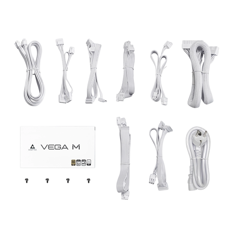 Sursă Alimentare PC Chieftec PPG-1000-CW Vega M ATX Alb