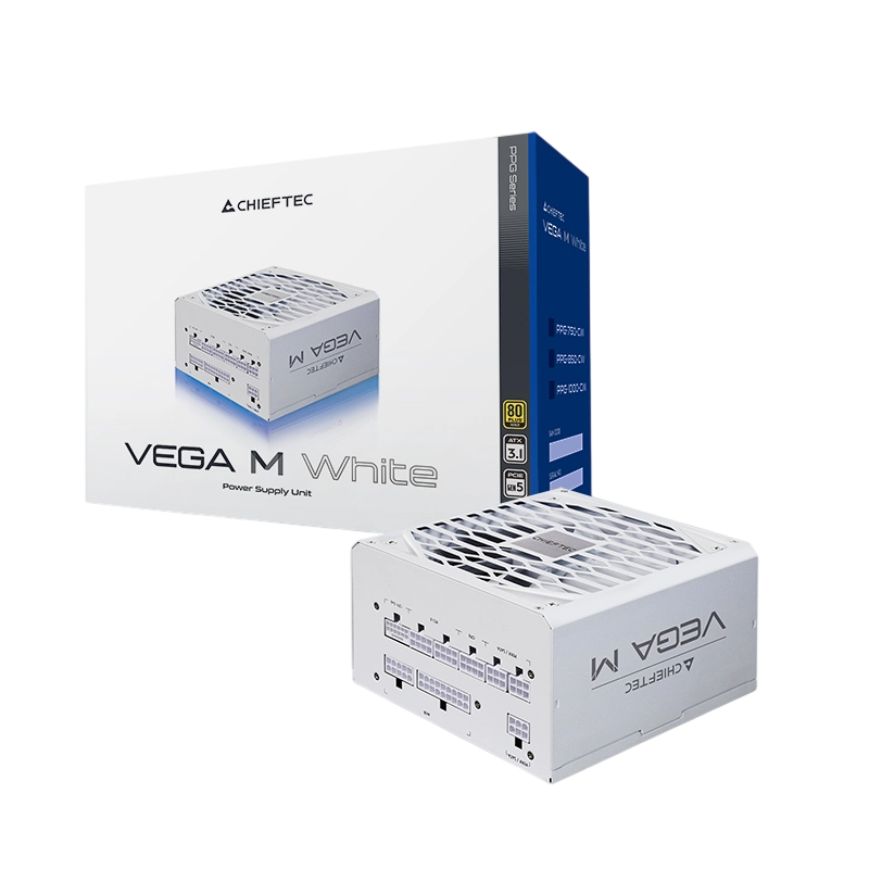 Sursă Alimentare PC Chieftec PPG-1000-CW Vega M ATX Alb