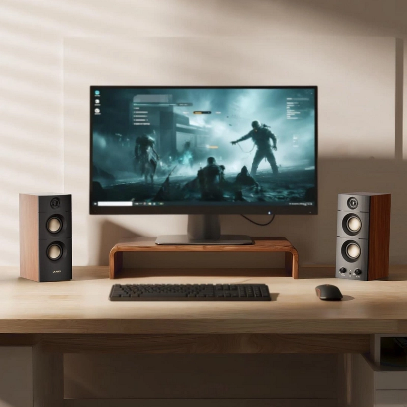 Sistem audio F&D R330BT Negru
20 W | 2.0 CH | 2 x 20W | 20000 Hz