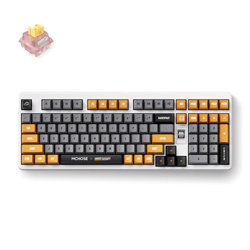 Tastatură MCHOSE X Unbox Therapy UT98 Mecanic Alb
Fără fir | Engleza