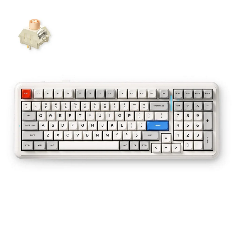 Tastatură MCHOSE K99 V2 Mecanic Alb
Cu fir,Fără fir | Engleza