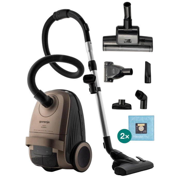 Вертикальный Пылесос Gorenje VCE28G6ALLGO Черный