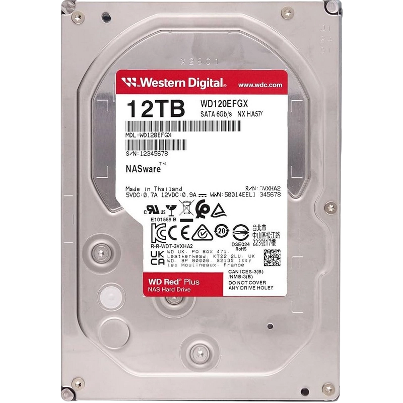 Cumpara  HDD Hard Disk Drives - Жесткий диск Western Digital WD Red Plus 12 Т..