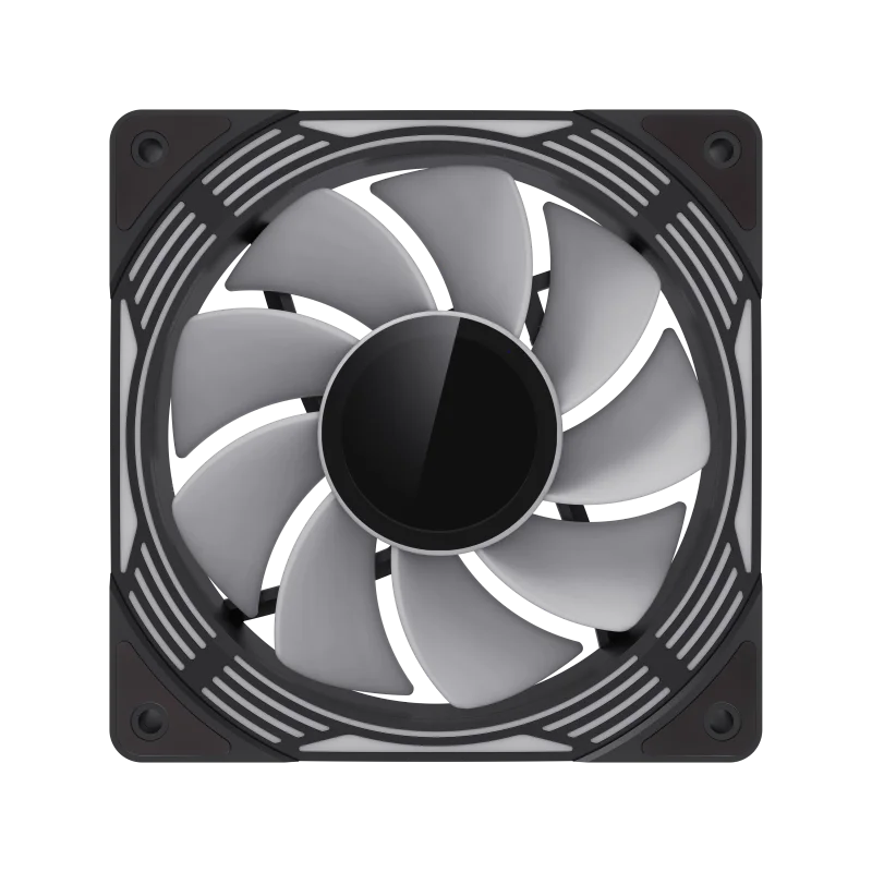 Вентилятор для ПК Gamemax FN12A-C8I-R 120 мм Черный