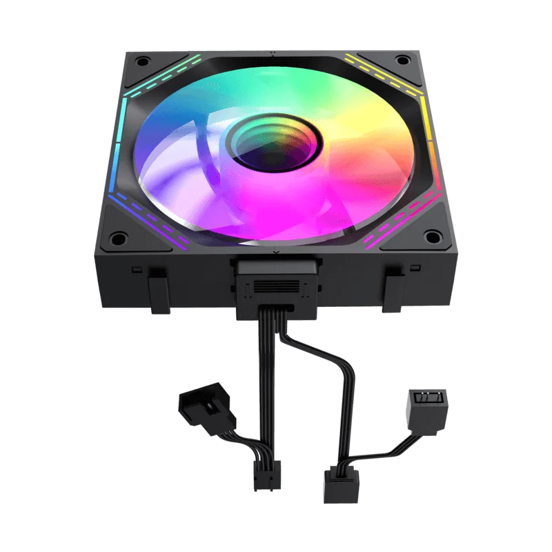 Вентилятор для ПК Gamemax FN12A-S3I-R 120 мм Черный