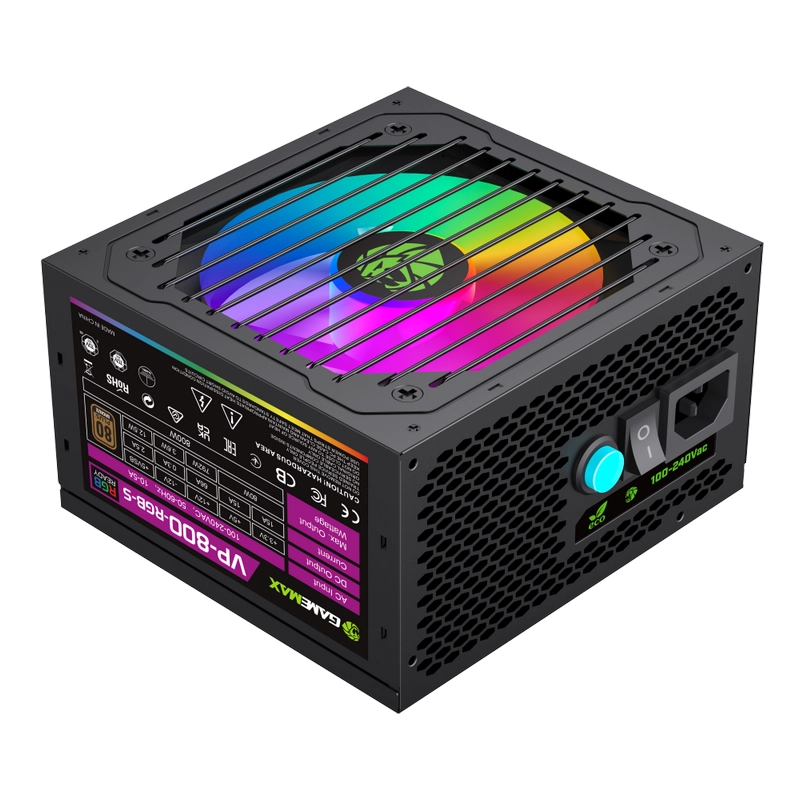 Купить  Блоки питания - Блок питания для компьютеров Gamemax VP-800-R..