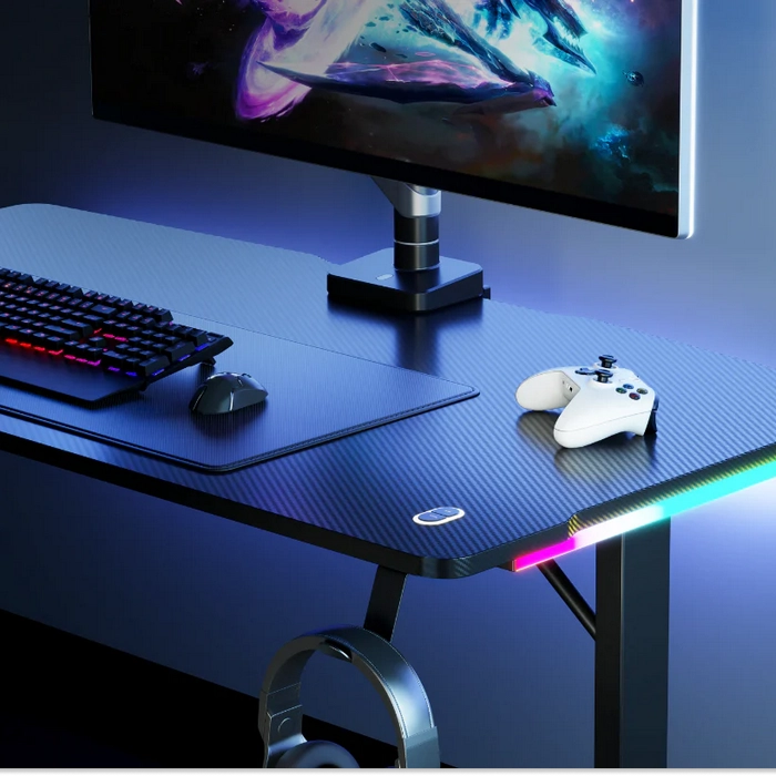 Birou Gaming Lumi GMD11E-1 Negru