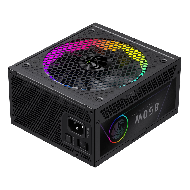 Блок питания для компьютеров Gamemax RGB-850G PRO ATX Черный