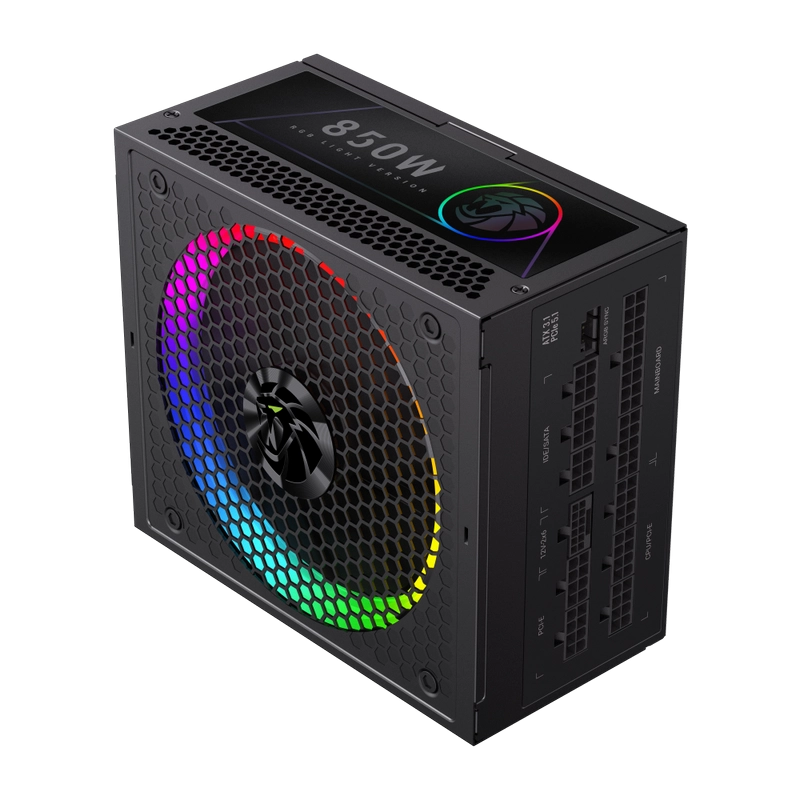 Блок питания для компьютеров Gamemax RGB-850G PRO ATX Черный