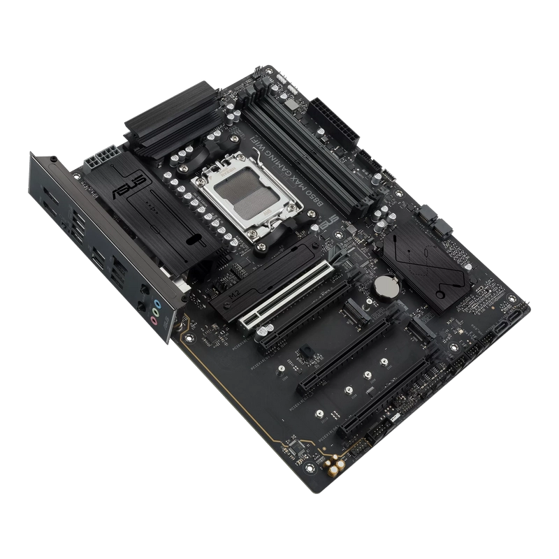 Placă de bază ASUS B850 MAX GAMING WIFI AM5 ATX
AMD B850 | DDR5 SDRAM | 4x DIMM
