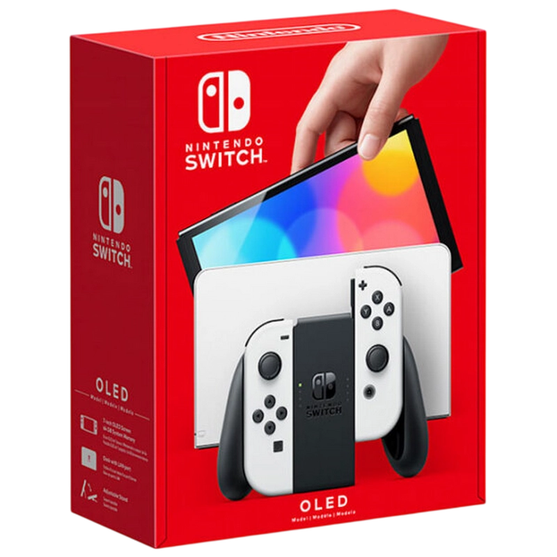 Портативная игровая консоль Nintendo Switch Oled Белый