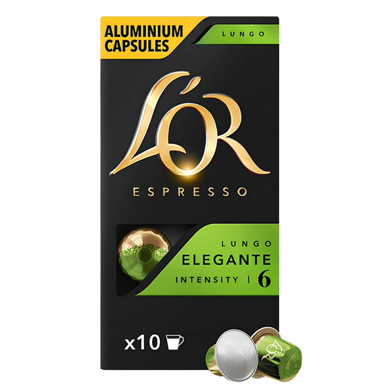 Cafea L'OR Lungo Elegante
În capsule | 10 buc