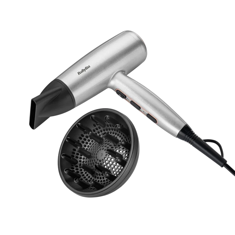 Uscător de păr BaByliss D580DE Argintiu
2100 W | Rețea | 0.6 kg