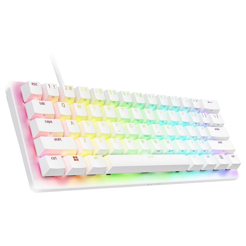 Клавиатура Razer Huntsman V3 Pro Mini Механический Белый