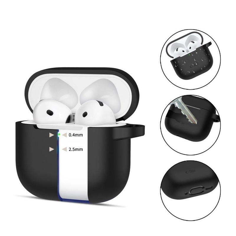 Чехол для Airpods Tech Protect Hook Чёрный
