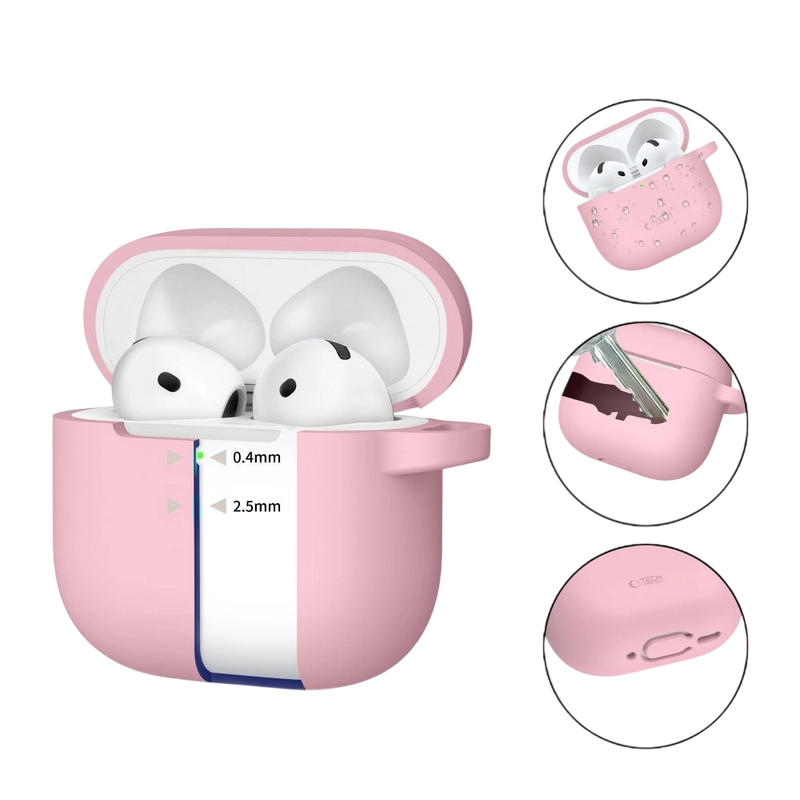Чехол для Airpods Tech Protect Hook Dusty Pink