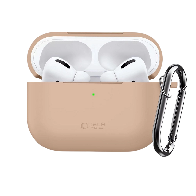 Чехол для Airpods Tech Protect Hook Apple Airpods Pro 3 Caffe Latte
