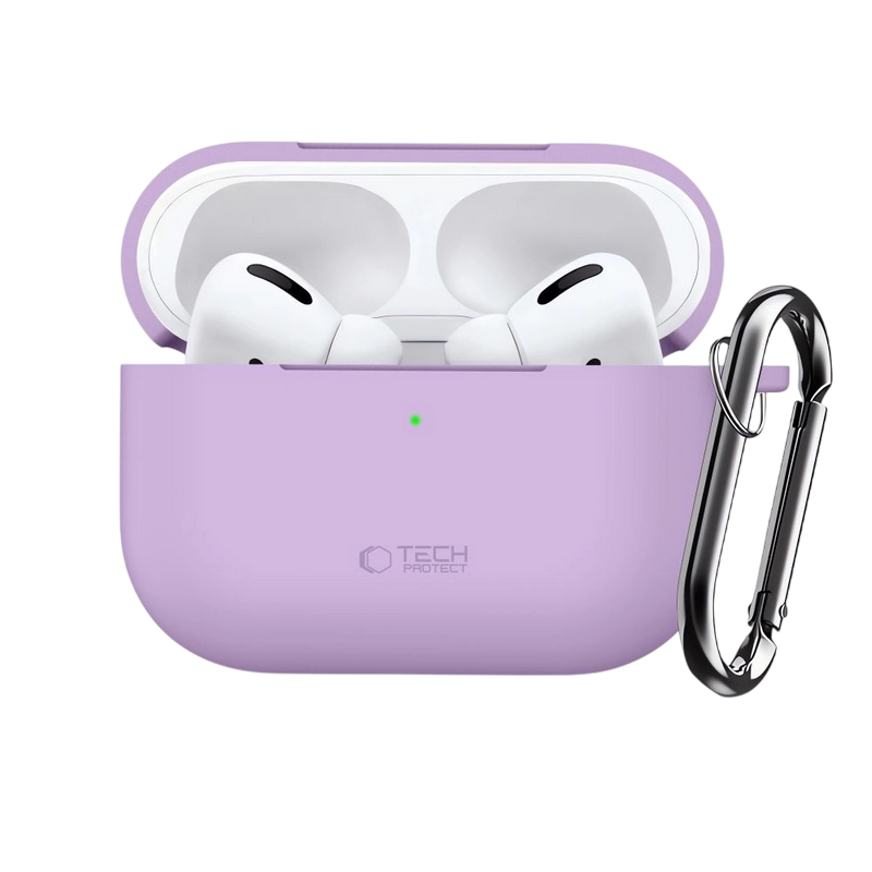 Чехол для Airpods Tech Protect Hook Apple Airpods Pro 3 Лаванда