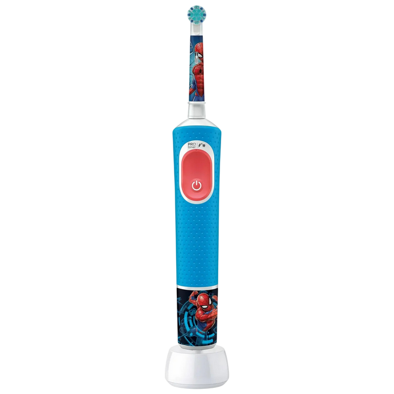 Электрическая зубная щетка Braun Kids Vitality PRO D103 Spiderman Синий