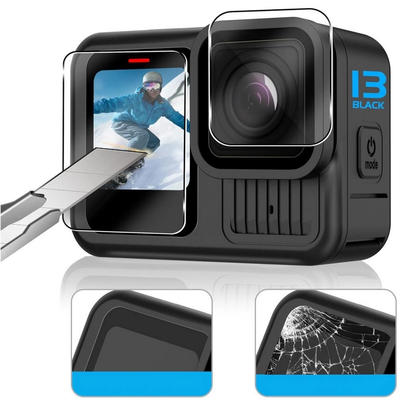Экшн-камера Tech Protect Hartowane Glass Fit 2-Set GoPro Прозрачный