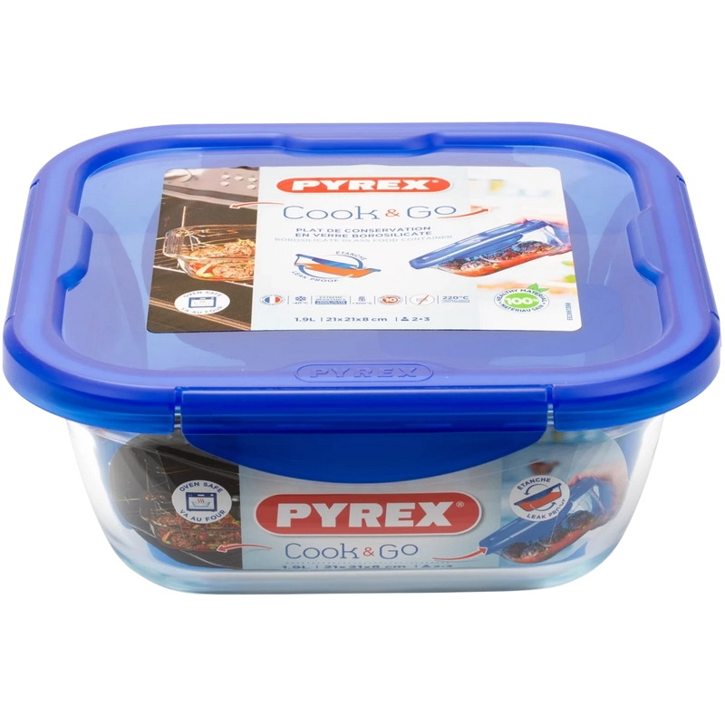 Tava de copt Pyrex 286PG00 Cook&Go Transparent
Pătrat | Netedă