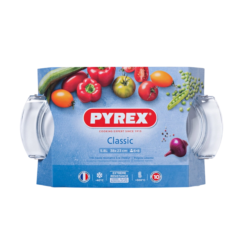 Tava de copt Pyrex 460A000 Classic Transparent
Oval | Netedă