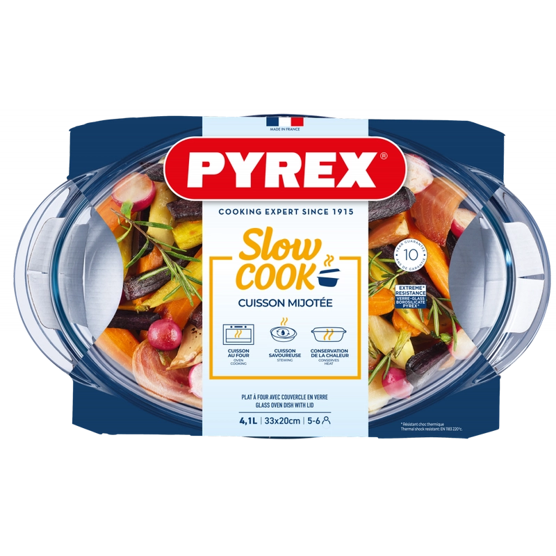 Tava de copt Pyrex 459A000 Essentials Transparent
Oval | Netedă