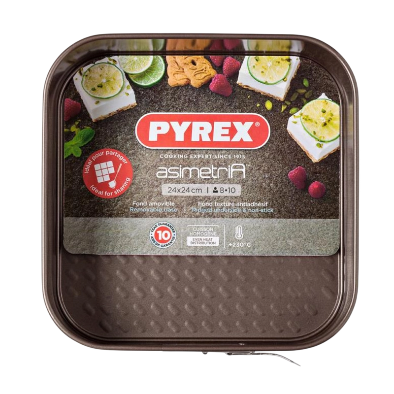 Tava de copt Pyrex AS24BS0 Asimetria Maro
Pătrat | Relief