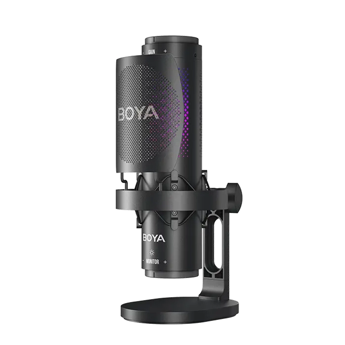 Microfon Gaming Boya Cu fir Negru
De masă | Omnidirecțional | 20 - 20000 Hz