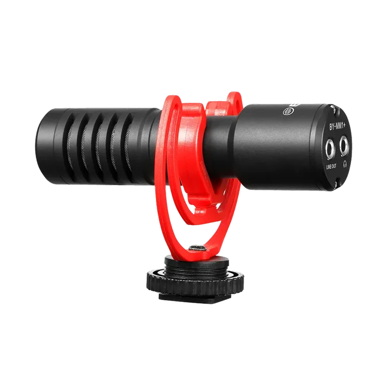 Микрофон для камеры Boya BY-MM1 Plus Проводной аналоговый Черный