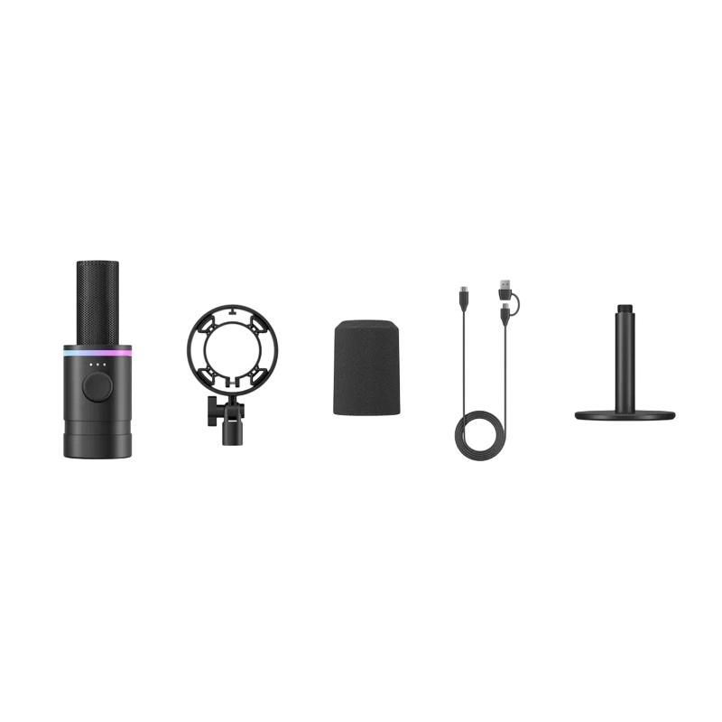 Microfon Gaming Boya CastMic S60D Negru
De masă | Dinamic | 40 - 20000 Hz