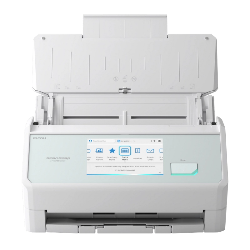 ADF Ricoh ScanSnap iX2500 A4 Alb
216 x 500 mm | 100 foi | 600 dpi