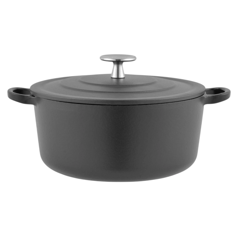 Cratiță Royal Van Kampen en Begee Cast Iron Black
22 cm | 3.3 l | Fontă