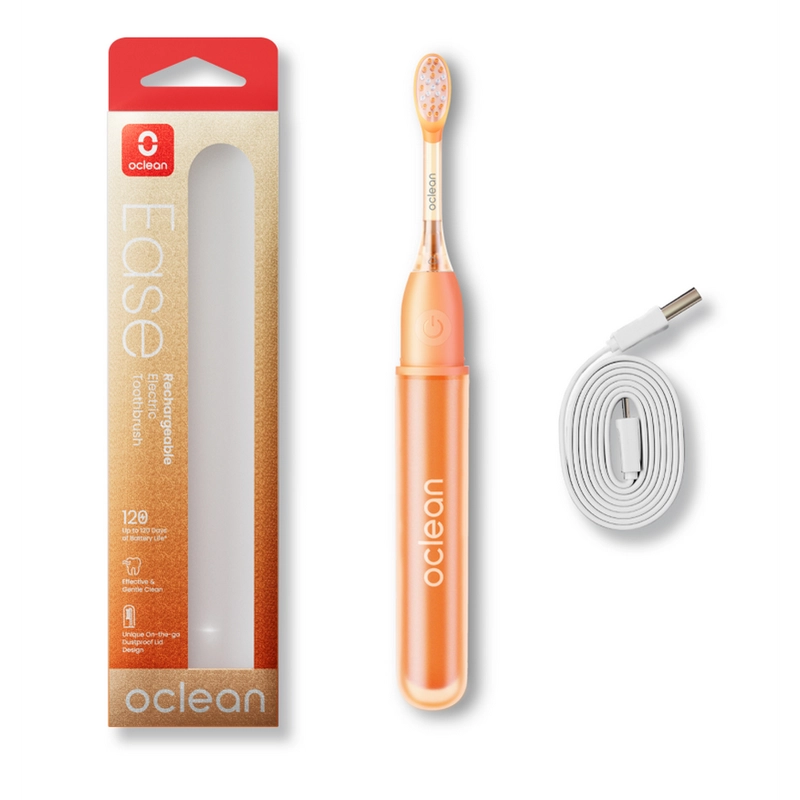 Periuță de dinți electrică Oclean Ease Portocaliu
Pentru adulți | Oscilant | Moale | Oval