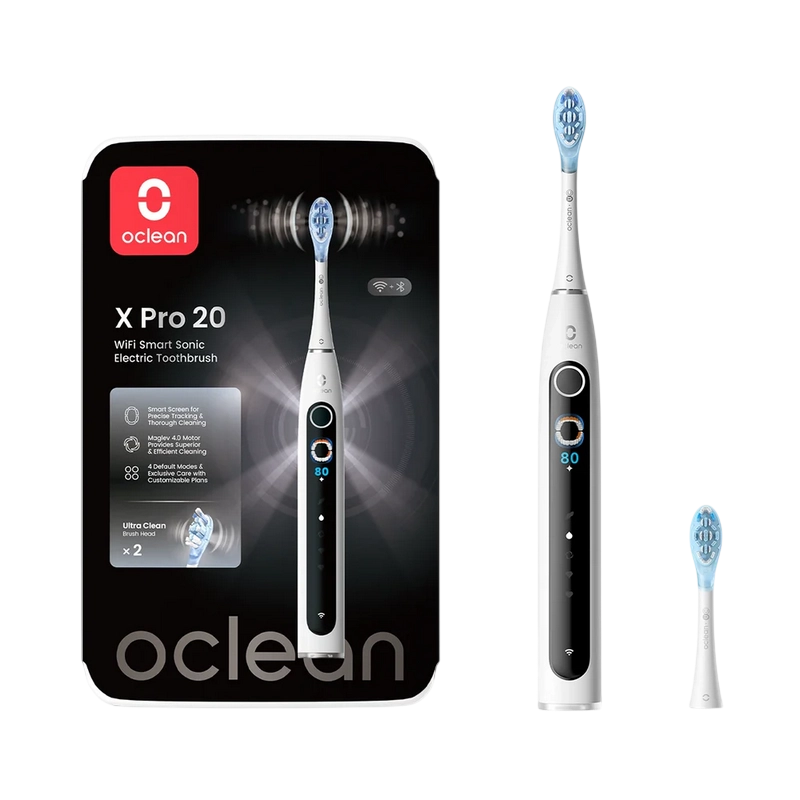 Periuță de dinți electrică Oclean X Pro 20 Alb
Pentru adulți | Oscilant | Medie | Oval