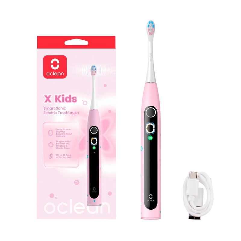 Электрическая зубная щетка Oclean X Kids Розовый