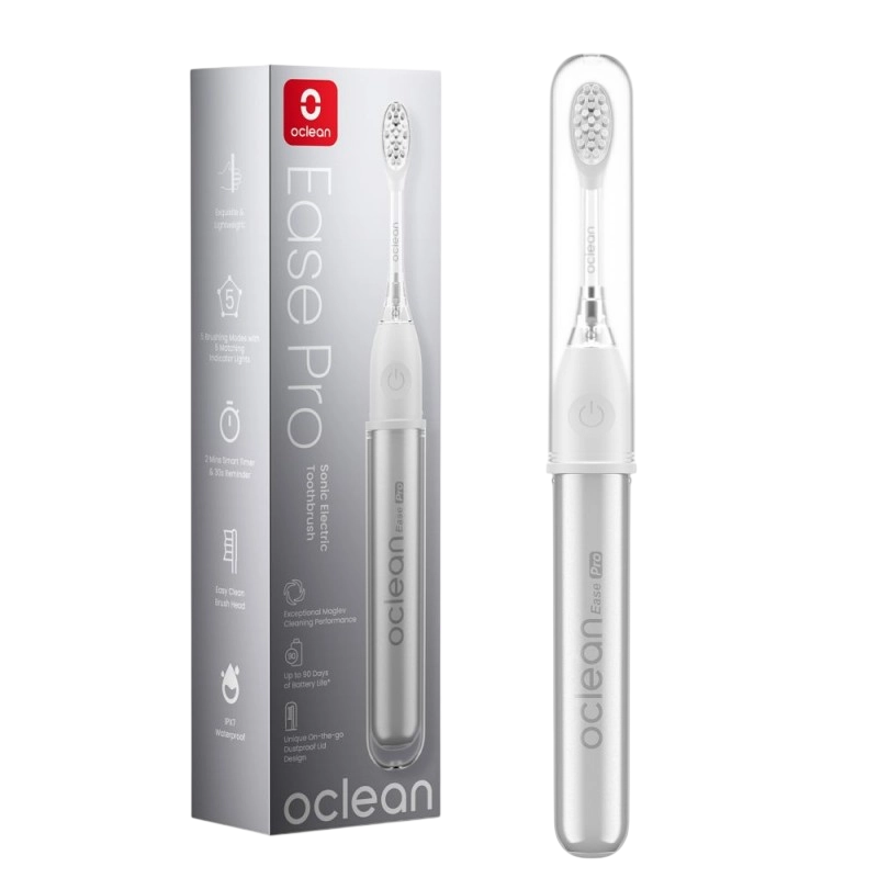 Periuță de dinți electrică Oclean Ease Pro Gri
Pentru adulți | Oscilant | Medie | Oval