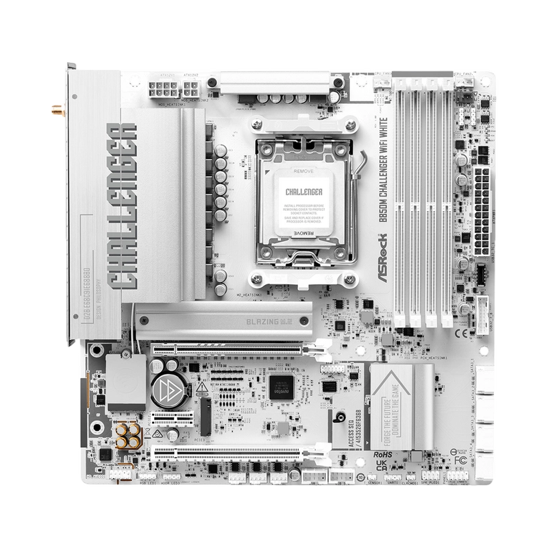 Материнская плата ASRock B850M Challenger WiFi White Micro-ATX